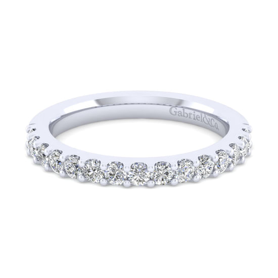 Gabriel - 14K White Gold Matching Wedding Band
