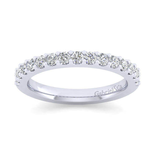 14K White Gold Matching Wedding Band