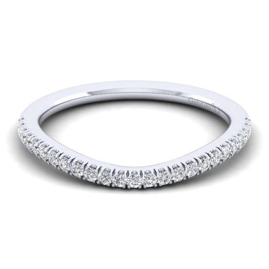 Gabriel - 14K White Gold Matching Wedding Band