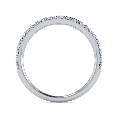 14K White Gold Matching Wedding Band