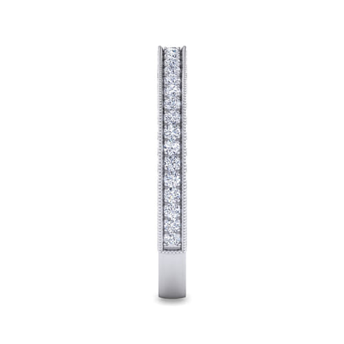 14K White Gold Matching Wedding Band