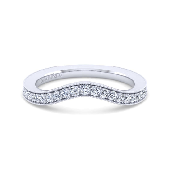 Gabriel - 14K White Gold Matching Wedding Band