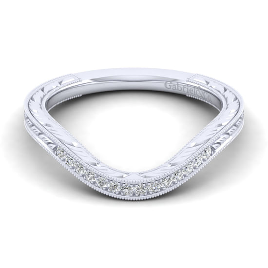 Gabriel - 14K White Gold Matching Wedding Band