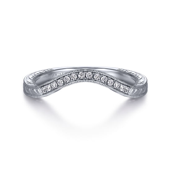 Gabriel - 14K White Gold Matching Wedding Band