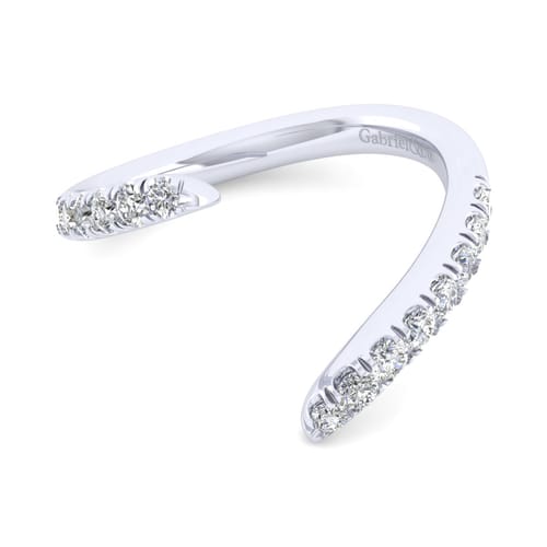 14K White Gold Matching Wedding Band