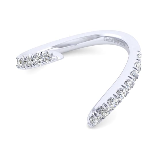 Gabriel - 14K White Gold Matching Wedding Band Gabriel - 14K White Gold Matching Wedding Band