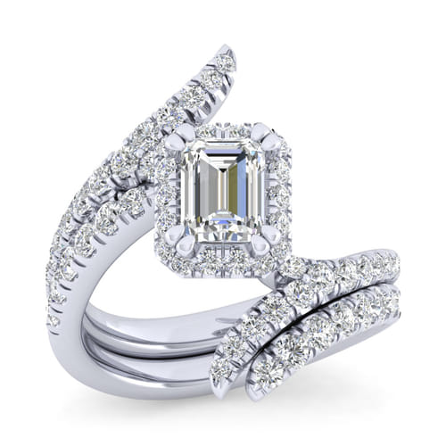 14K White Gold Matching Wedding Band
