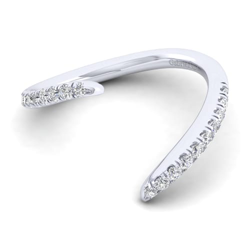 14K White Gold Matching Wedding Band