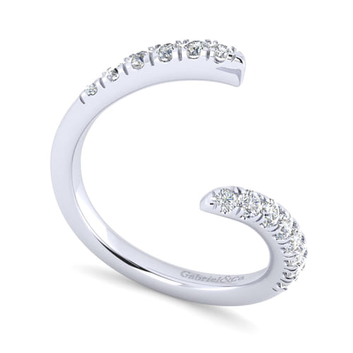 14K White Gold Matching Wedding Band