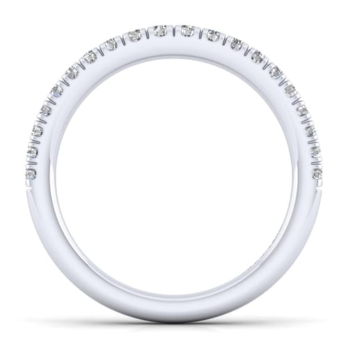 14K White Gold Matching Wedding Band