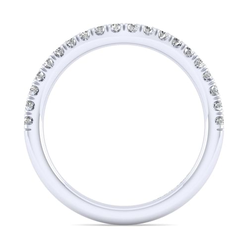 14K White Gold Matching Wedding Band
