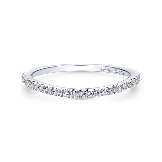 Gabriel - 14K White Gold Matching Wedding Band