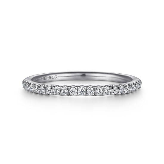 Gabriel - 14K White Gold Matching Wedding Band