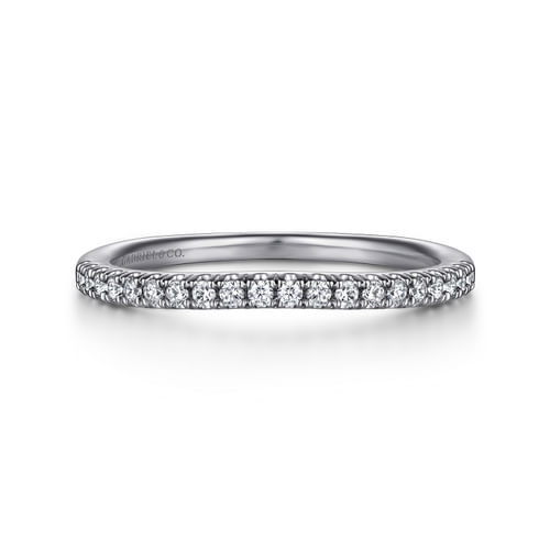 14K White Gold Matching Wedding Band