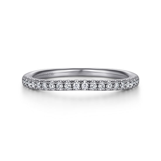 Gabriel - 14K White Gold Matching Wedding Band