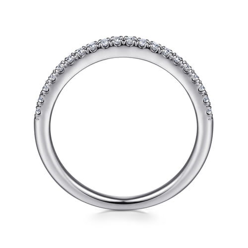 14K White Gold Matching Wedding Band