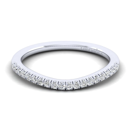 Gabriel - 14K White Gold Matching Wedding Band