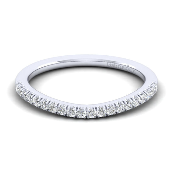 Gabriel - 14K White Gold Matching Wedding Band