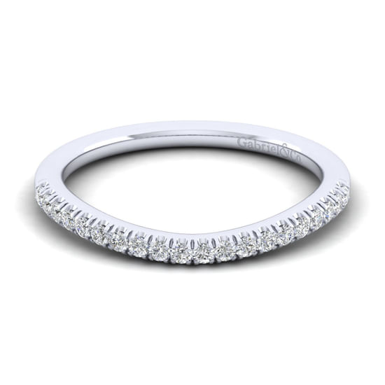Gabriel - 14K White Gold Matching Wedding Band