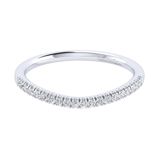 Gabriel - 14K White Gold Matching Wedding Band