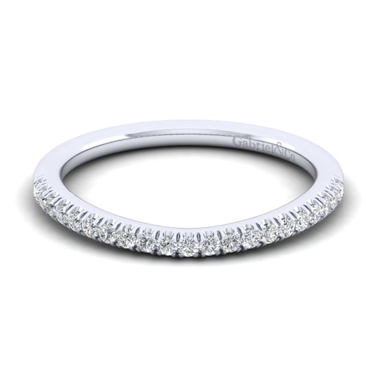 Gabriel - 14K White Gold Matching Wedding Band