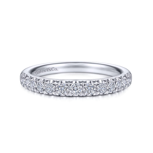 14K White Gold Matching Wedding Band