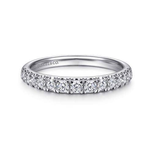 14K White Gold Matching Wedding Band