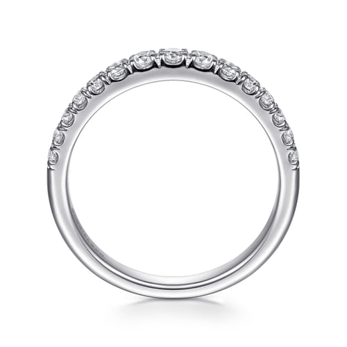 14K White Gold Matching Wedding Band