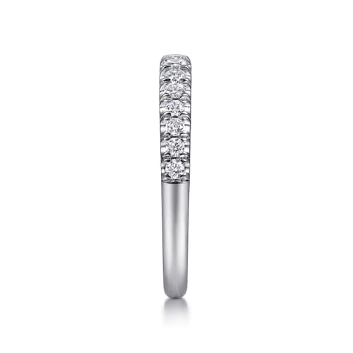 14K White Gold Matching Wedding Band
