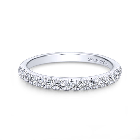 Gabriel - 14K White Gold Matching Wedding Band