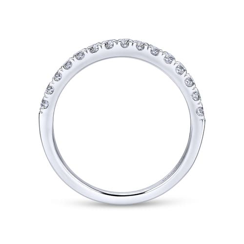14K White Gold Matching Wedding Band