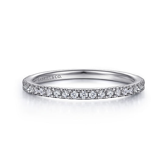 Gabriel - 14K White Gold Matching Wedding Band