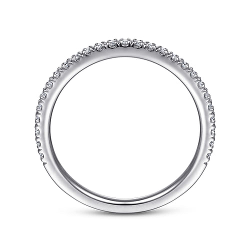 14K White Gold Matching Wedding Band