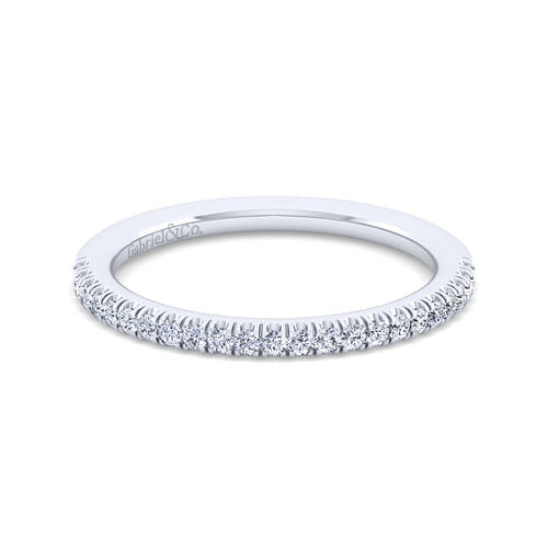 14K White Gold Matching Wedding Band