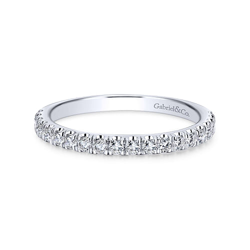 14K White Gold Matching Wedding Band