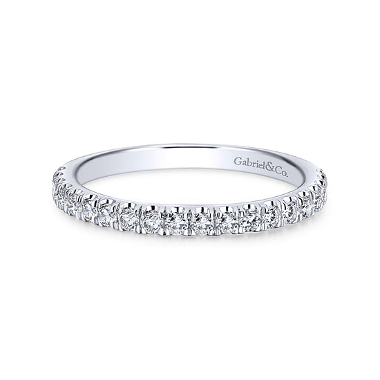 Gabriel - 14K White Gold Matching Wedding Band