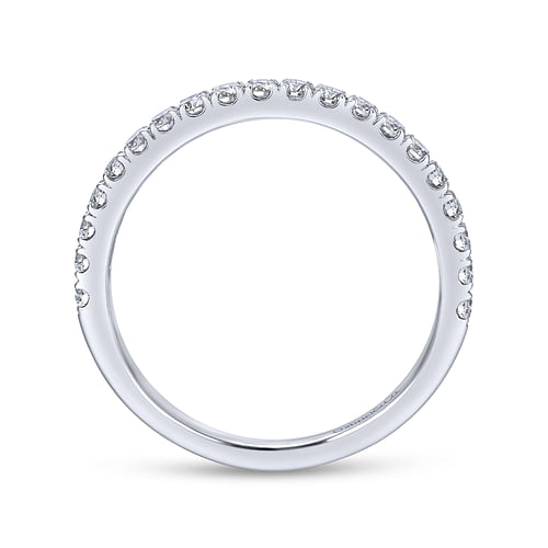 14K White Gold Matching Wedding Band