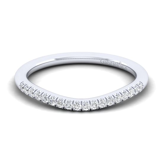 Gabriel - 14K White Gold Matching Wedding Band