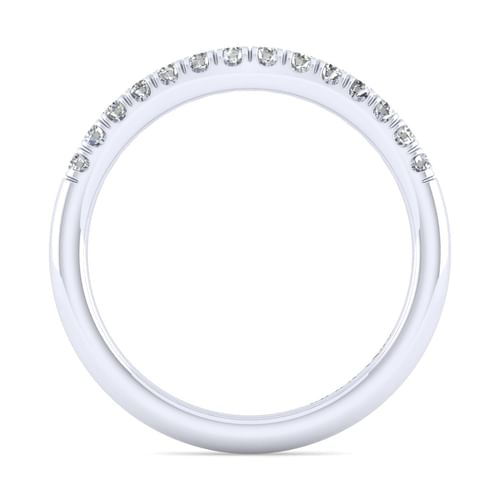 14K White Gold Matching Wedding Band
