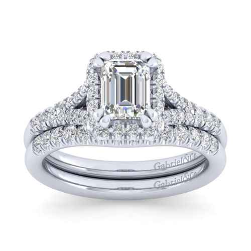 14K White Gold Matching Wedding Band