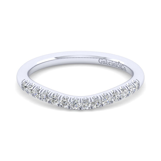 Gabriel - 14K White Gold Matching Wedding Band