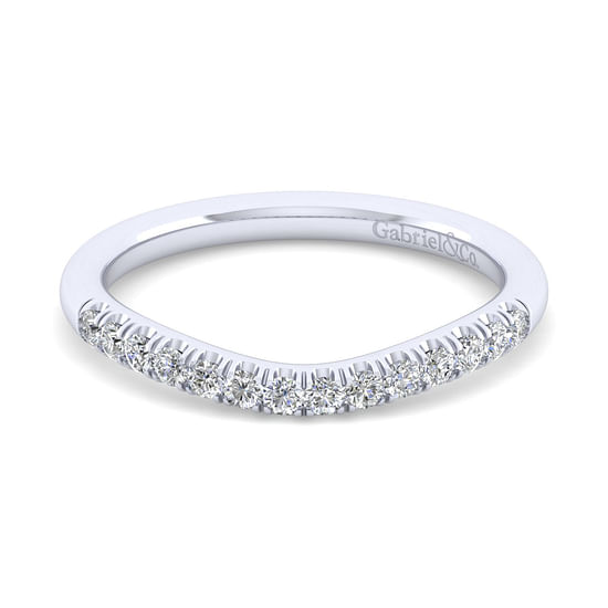 Gabriel - 14K White Gold Matching Wedding Band