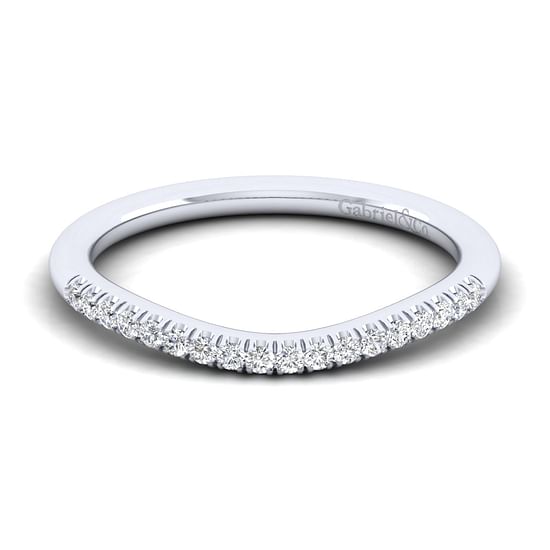 Gabriel - 14K White Gold Matching Wedding Band