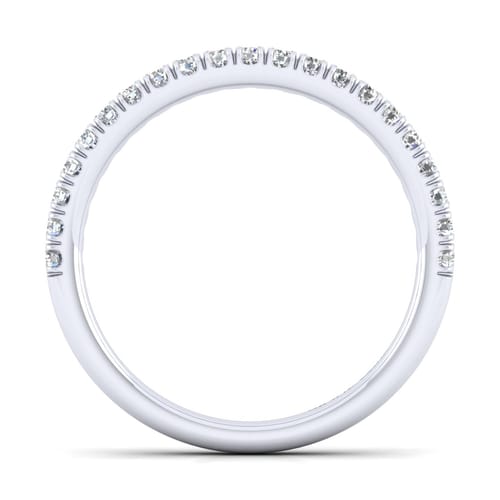 14K White Gold Matching Wedding Band
