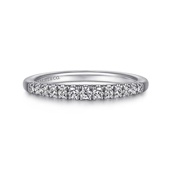 Gabriel - 14K White Gold Matching Wedding Band Gabriel - 14K White Gold Matching Wedding Band
