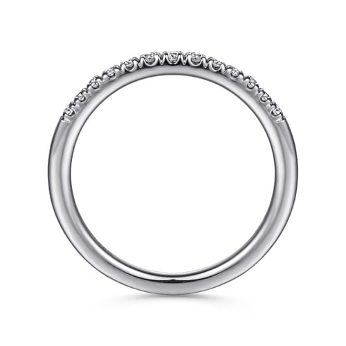 14K White Gold Matching Wedding Band