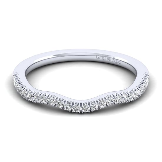 Gabriel - 14K White Gold Matching Wedding Band