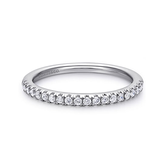 Gabriel - 14K White Gold Matching Wedding Band