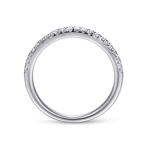 14K White Gold Matching Wedding Band