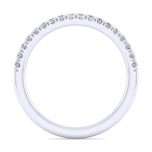 14K White Gold Matching Wedding Band